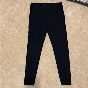 Uniqlo Cotton Spandex Leggings, Black, Size M